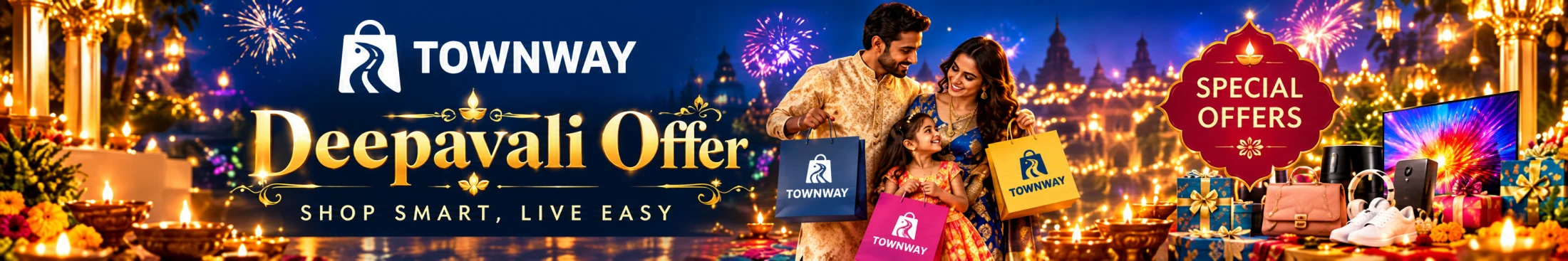 Townway shopping Flash Deal Banner