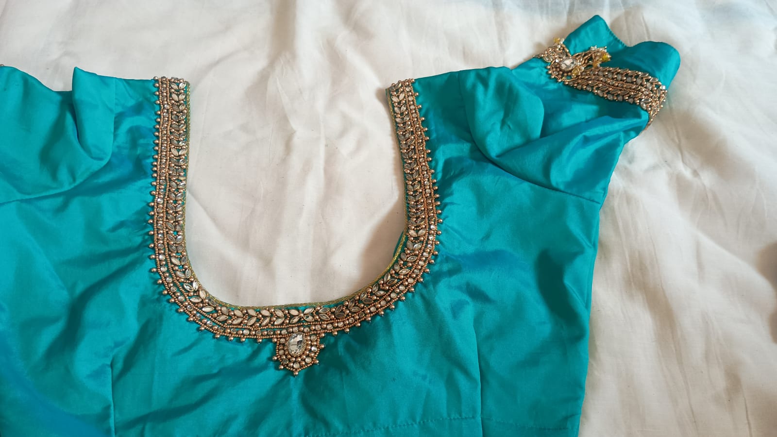 BEEDS BLOUSE STITCHING