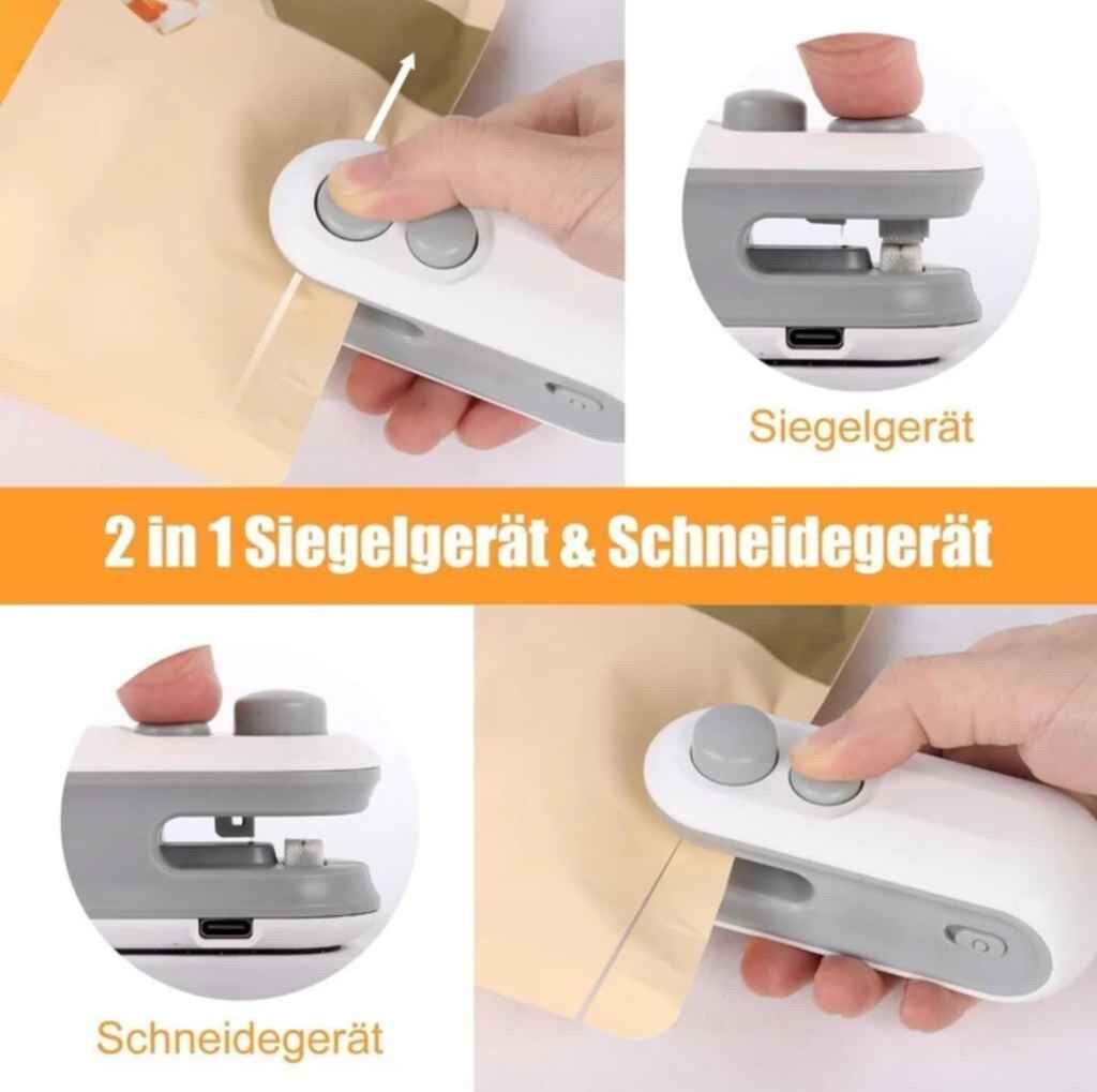 Mini portable rechargeable packet sealer - Townway product image 2