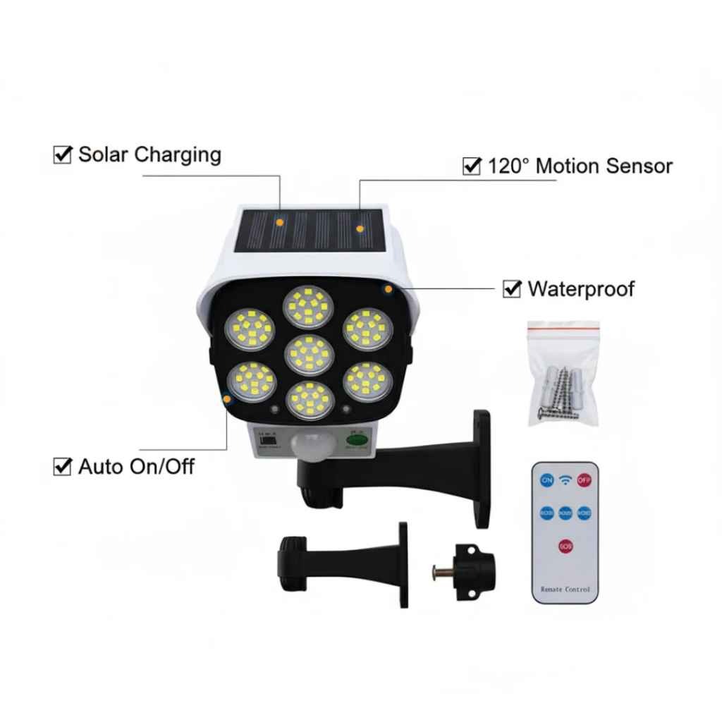 Solar light -dummy shaped camara modal - Townway product image 2