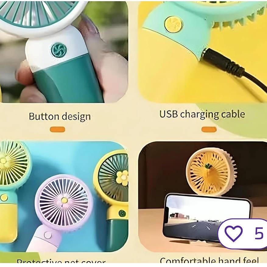 USB mini rechargeable fan - Townway product image 1