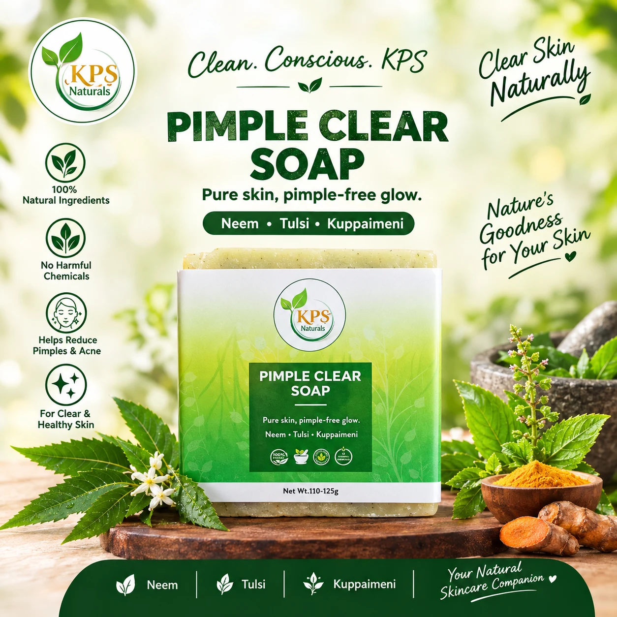 Pimple Clear Soap 125g - Townway product image 1