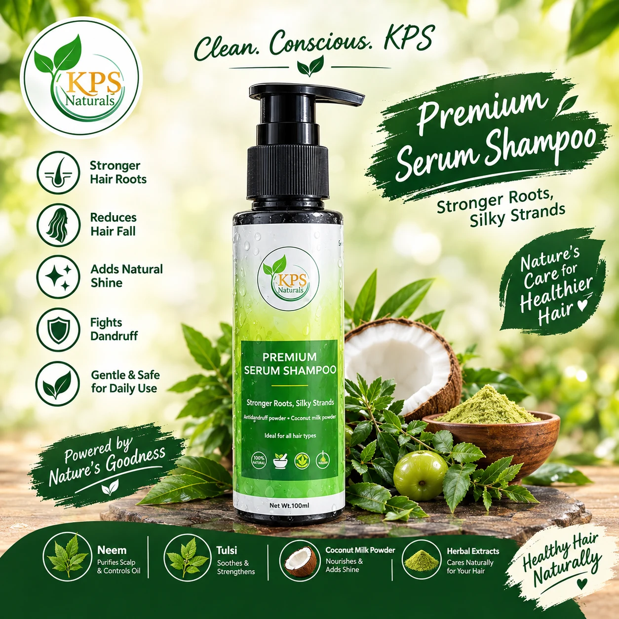 Premium Serum Shampoo 100ml - Townway product image 1