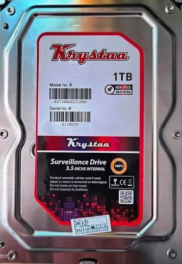 Krystaa 1TB cctv hard disk - Townway product image 1