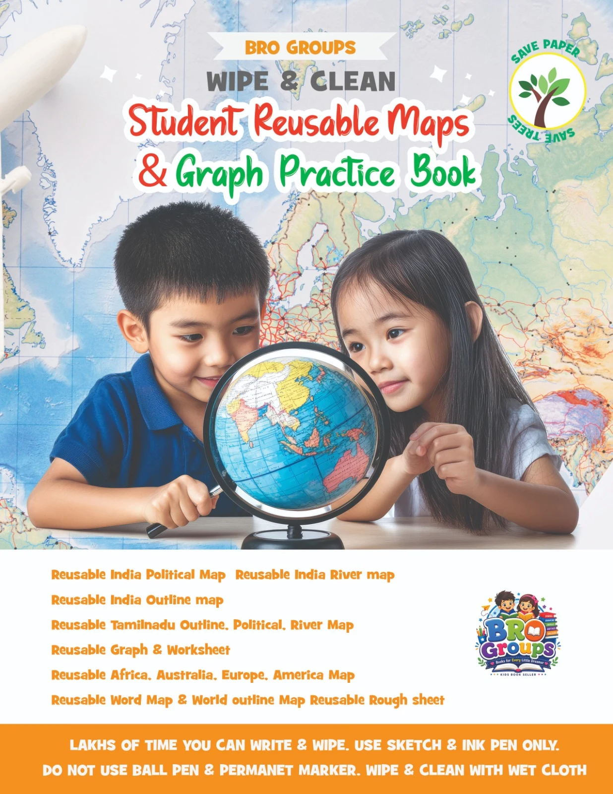 Reusable Map & Graph Book - Townway product image 1