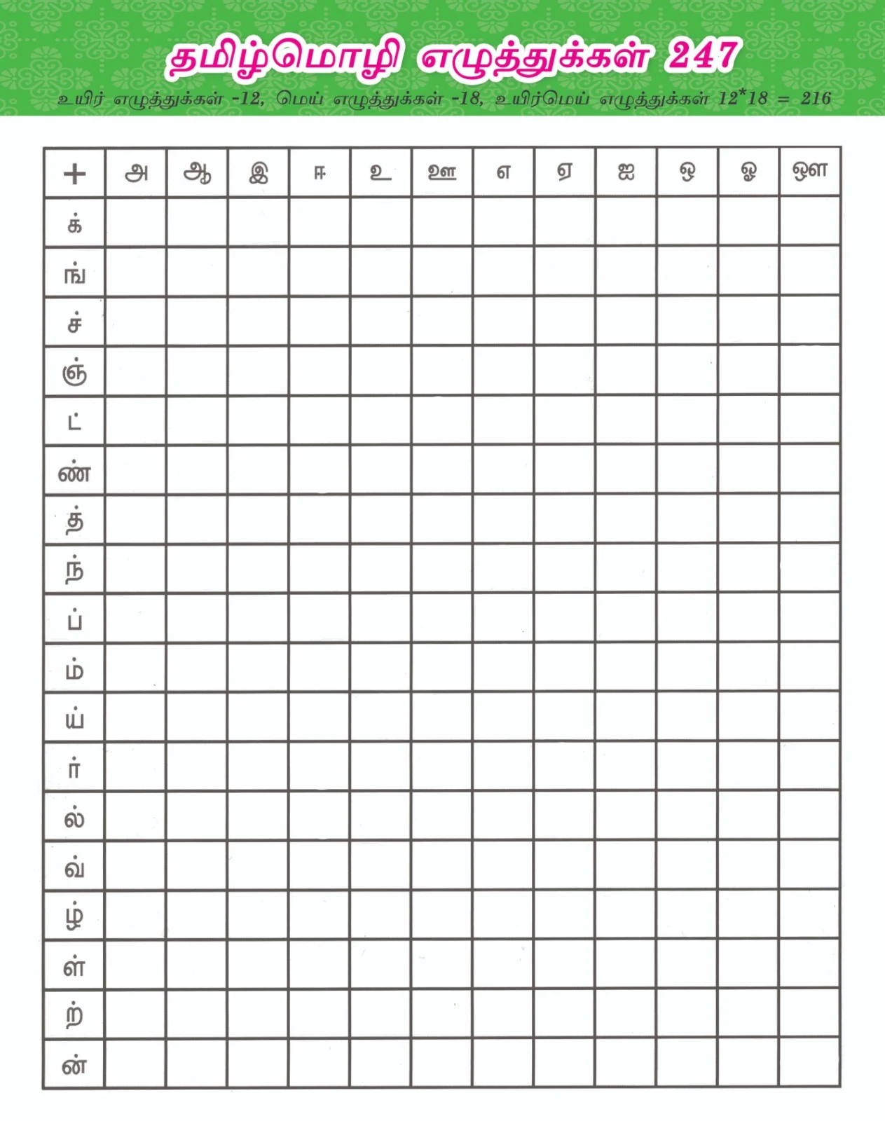Reusable Tamil Handwriting & Colouring activity Books - Townway product image 3