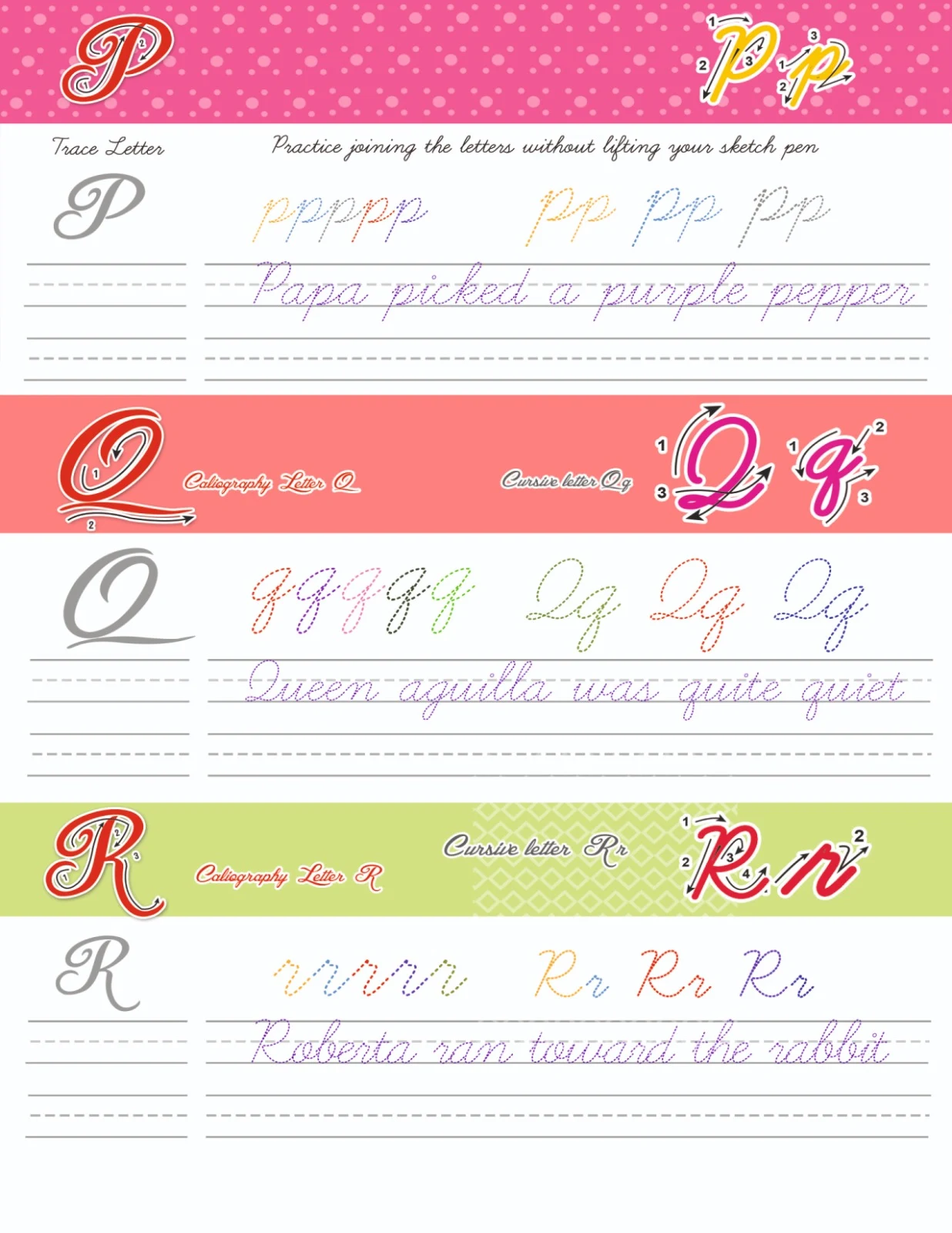 Reusable Cursive Handwriting & Numbers Activity Books - Townway product image 3