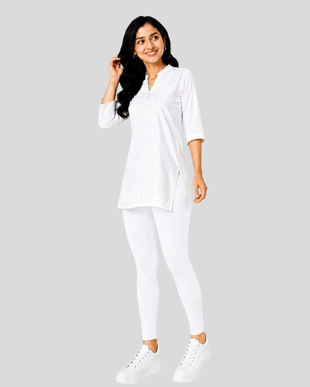 Fourway LYCRA Legging White 50% off - Townway product image 1