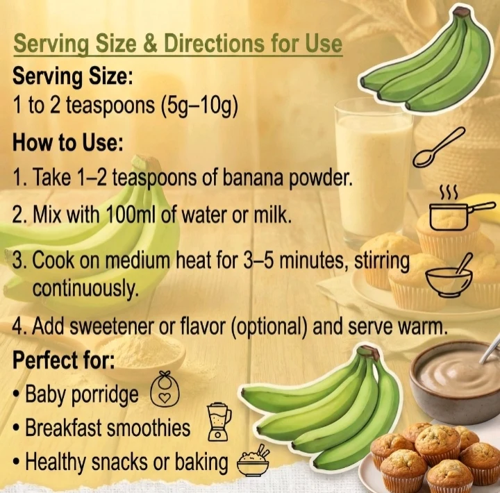 Azizaone's Raw nendran banana powder 100g - Townway product image 4