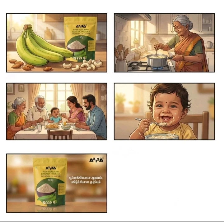Azizaone's Raw nendran banana powder 100g - Townway product image 5