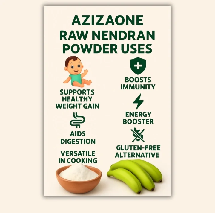 Azizaone's Raw nendran banana powder 100g - Townway product image 6