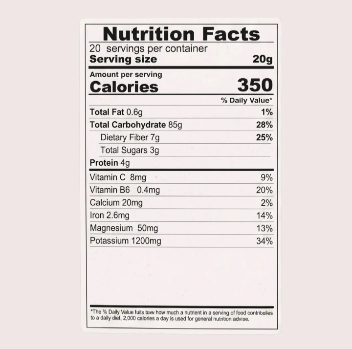 Azizaone's Raw Nendran Banana powder 200g - Townway product image 2