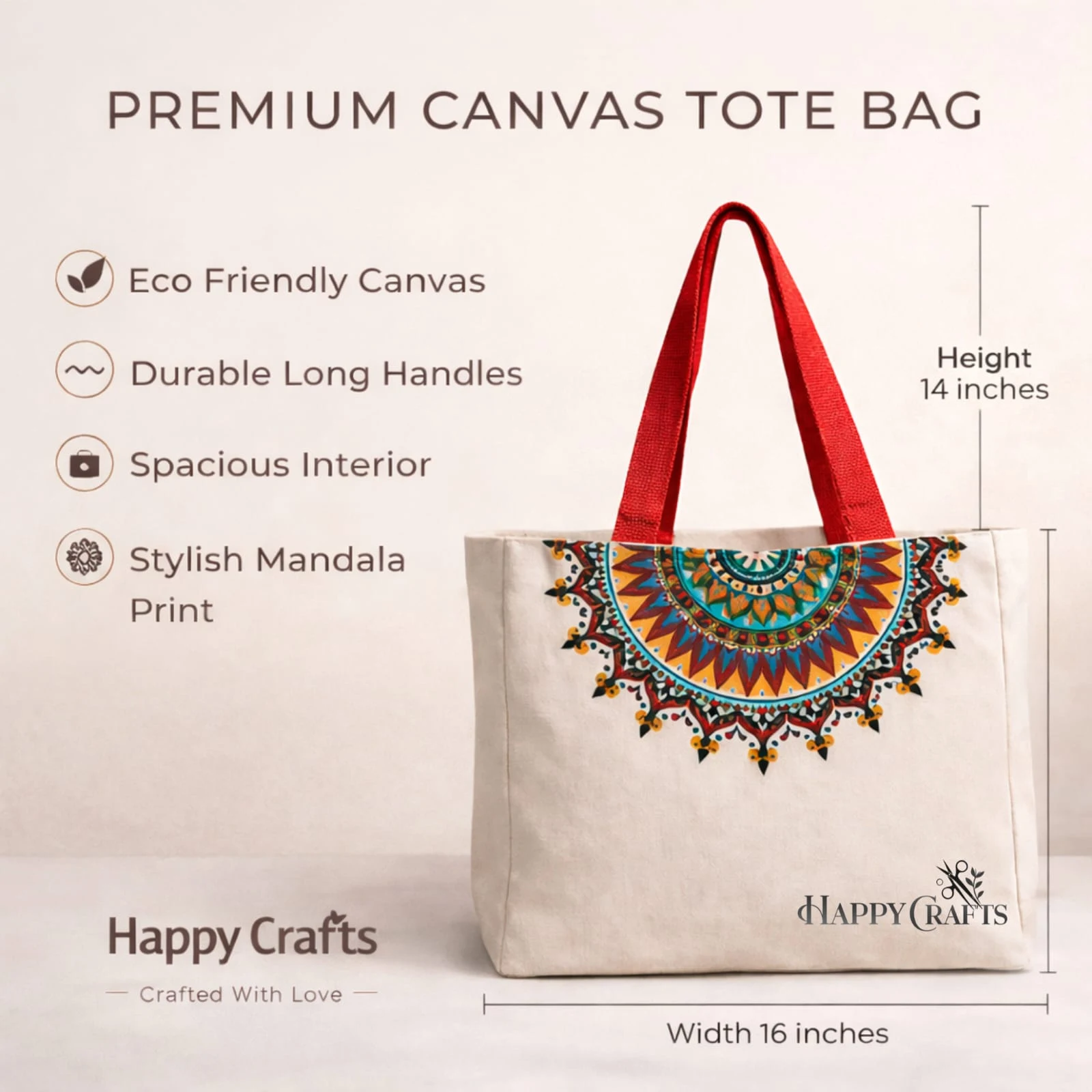 Premium Canvas Tote Bag - Townway product image 1