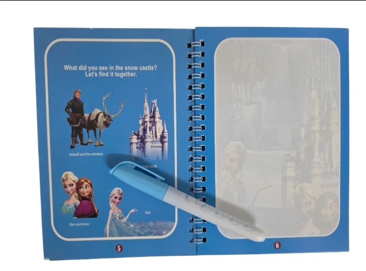 Kids Reusable Magic Water Coloring Book with Water Pen Learning Toy - Townway product image 3