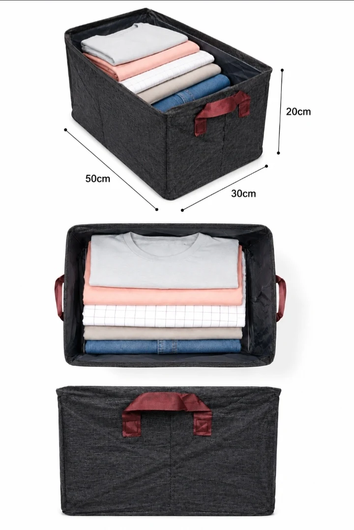 Foldable Storage Box with Handles - Townway product image 1