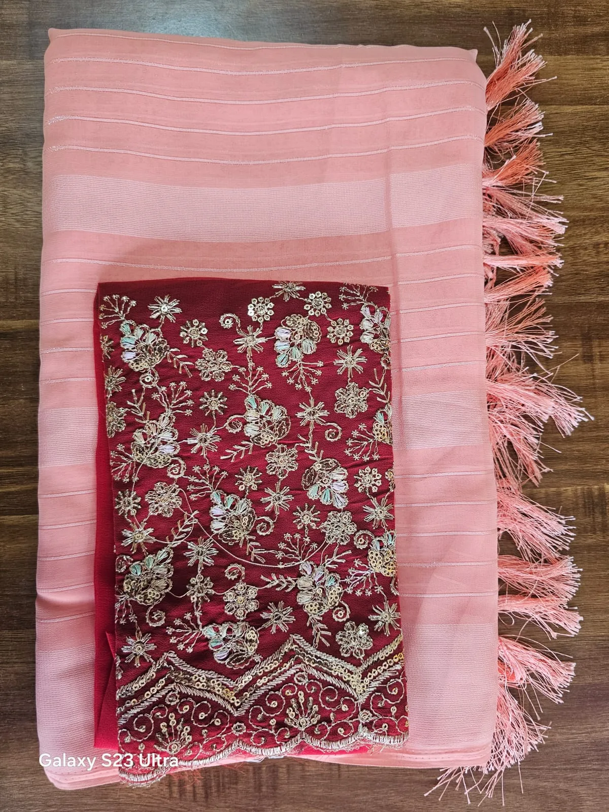 Kantara organsa tissue saree with blouse - Townway product image 4