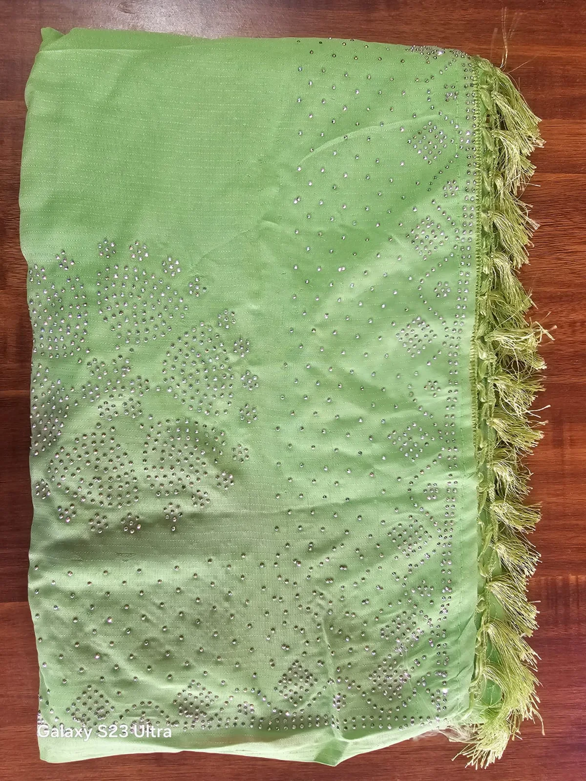Soft organsa stone work saree - Townway product image 1