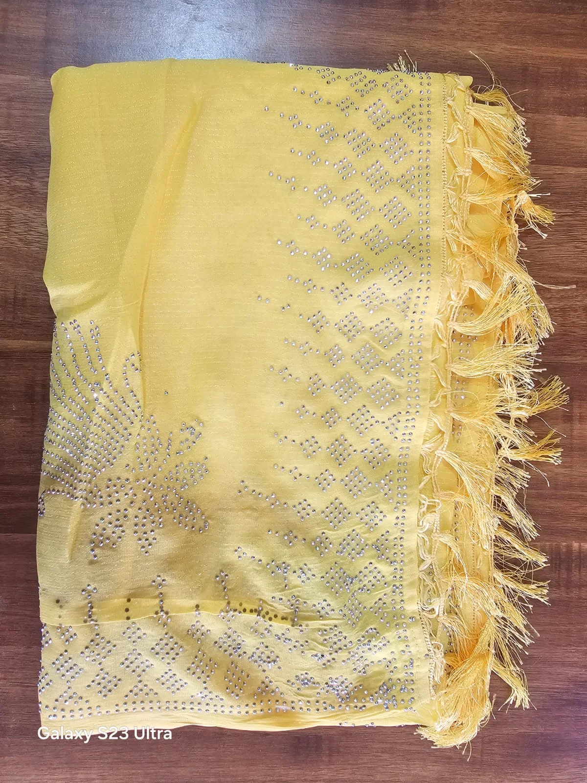 Soft organsa stone work saree - Townway product image 3