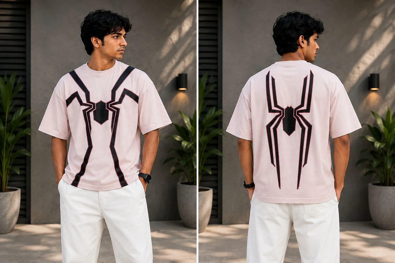 Spider man Drop Shoulder Tshirt - Townway product image 1