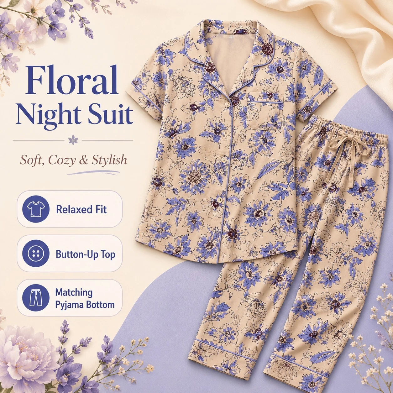Premium Quality Nighty Suit Set - Townway product image 5
