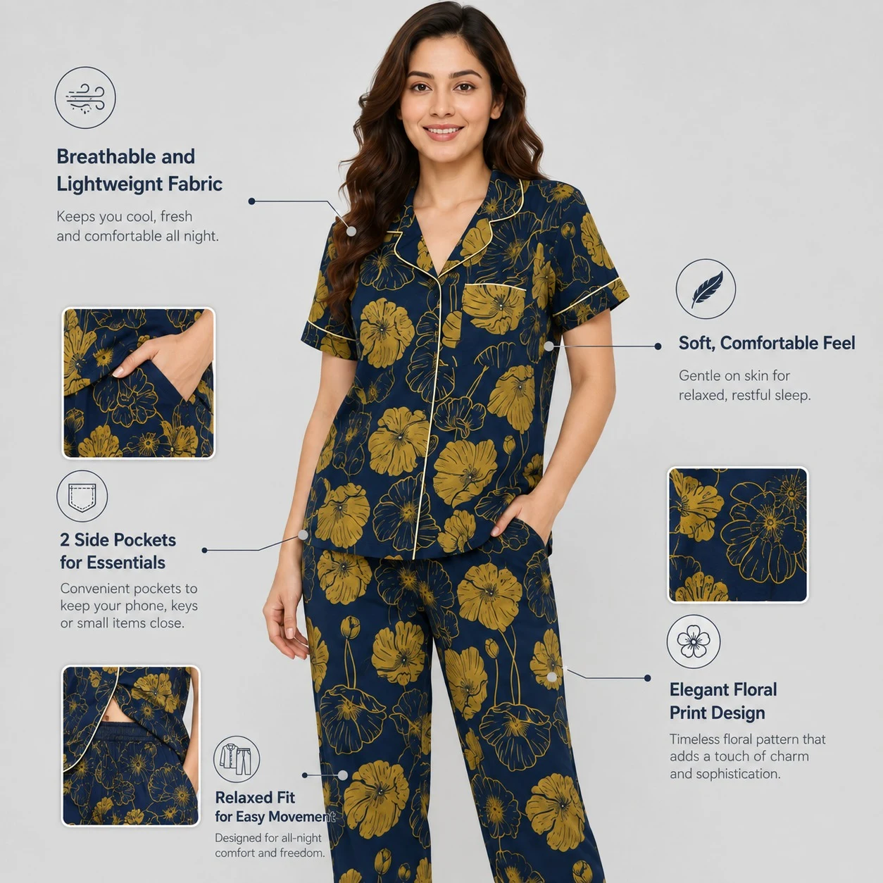 Premium Quality Nighty Suit Set - Townway product image 4