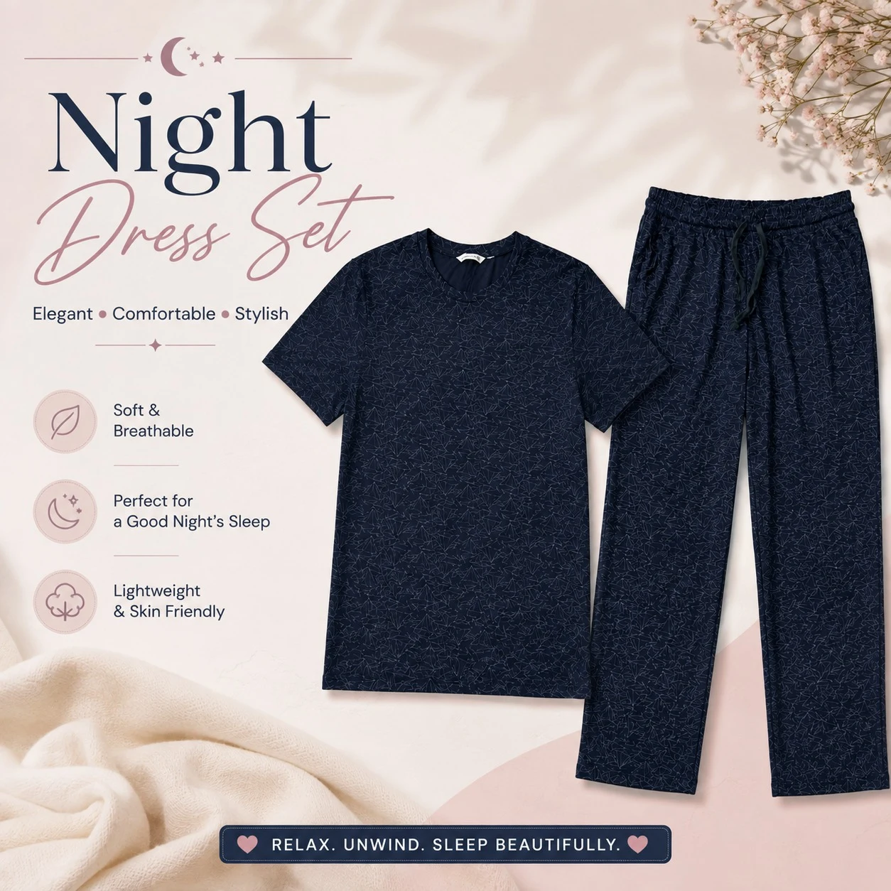 Premium Quality Nighty Suit Set - Townway product image 2