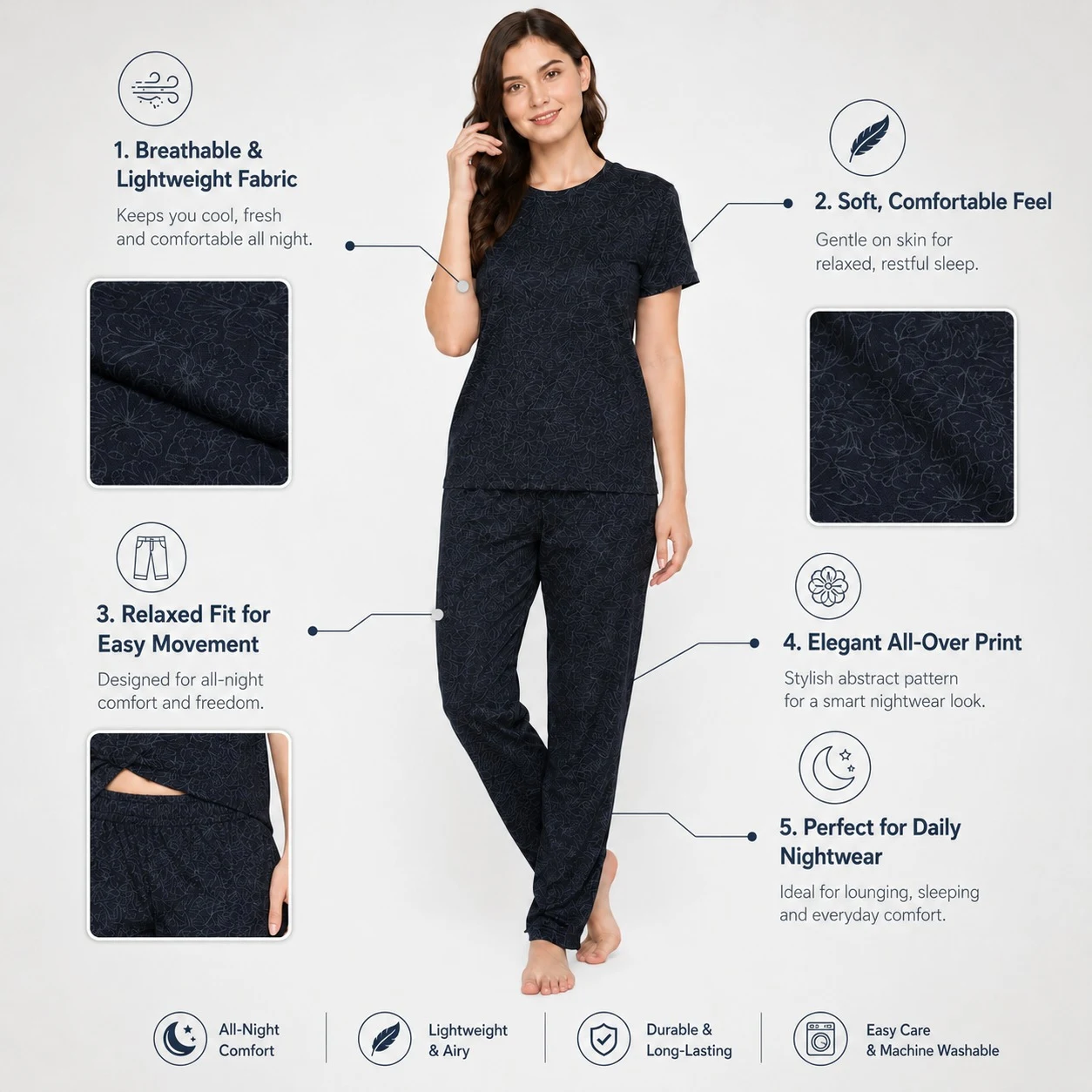Premium Quality Nighty Suit Set - Townway product image 4