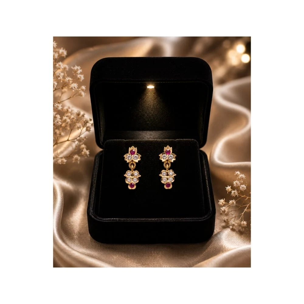 Traditional Stoned Earrings - Townway product image 1
