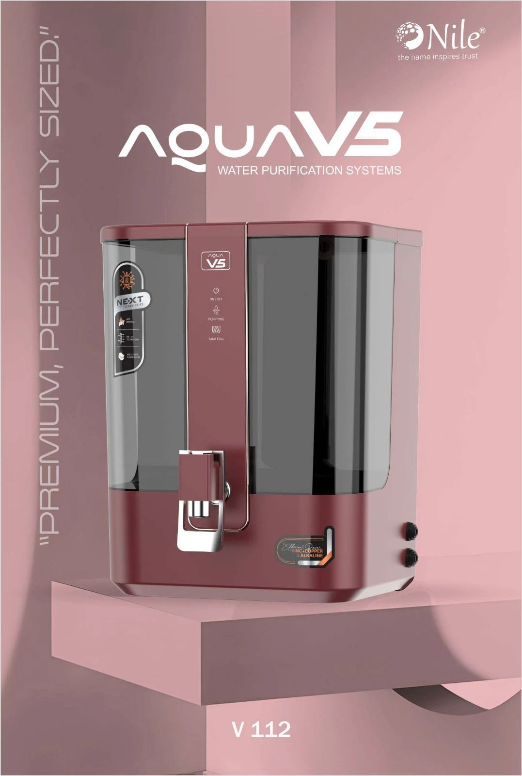 Nile Aquav5 water purifier - Townway product image 1
