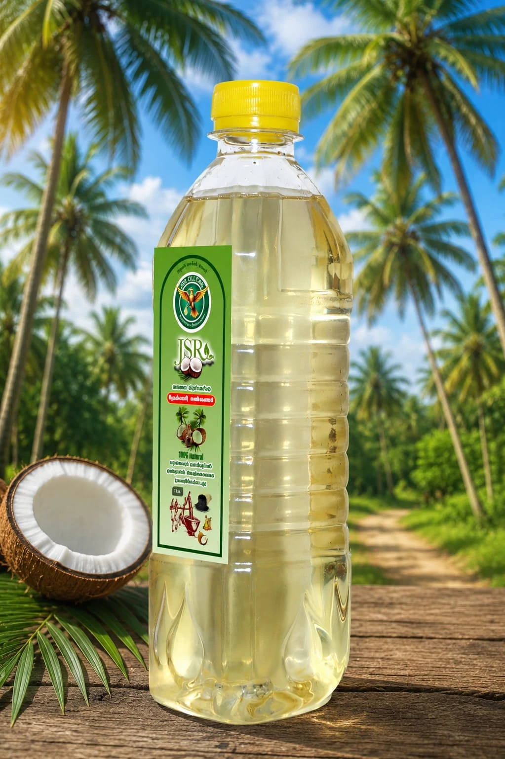 JSR High Quality Coconut Oil 1ltr - Townway product image 1
