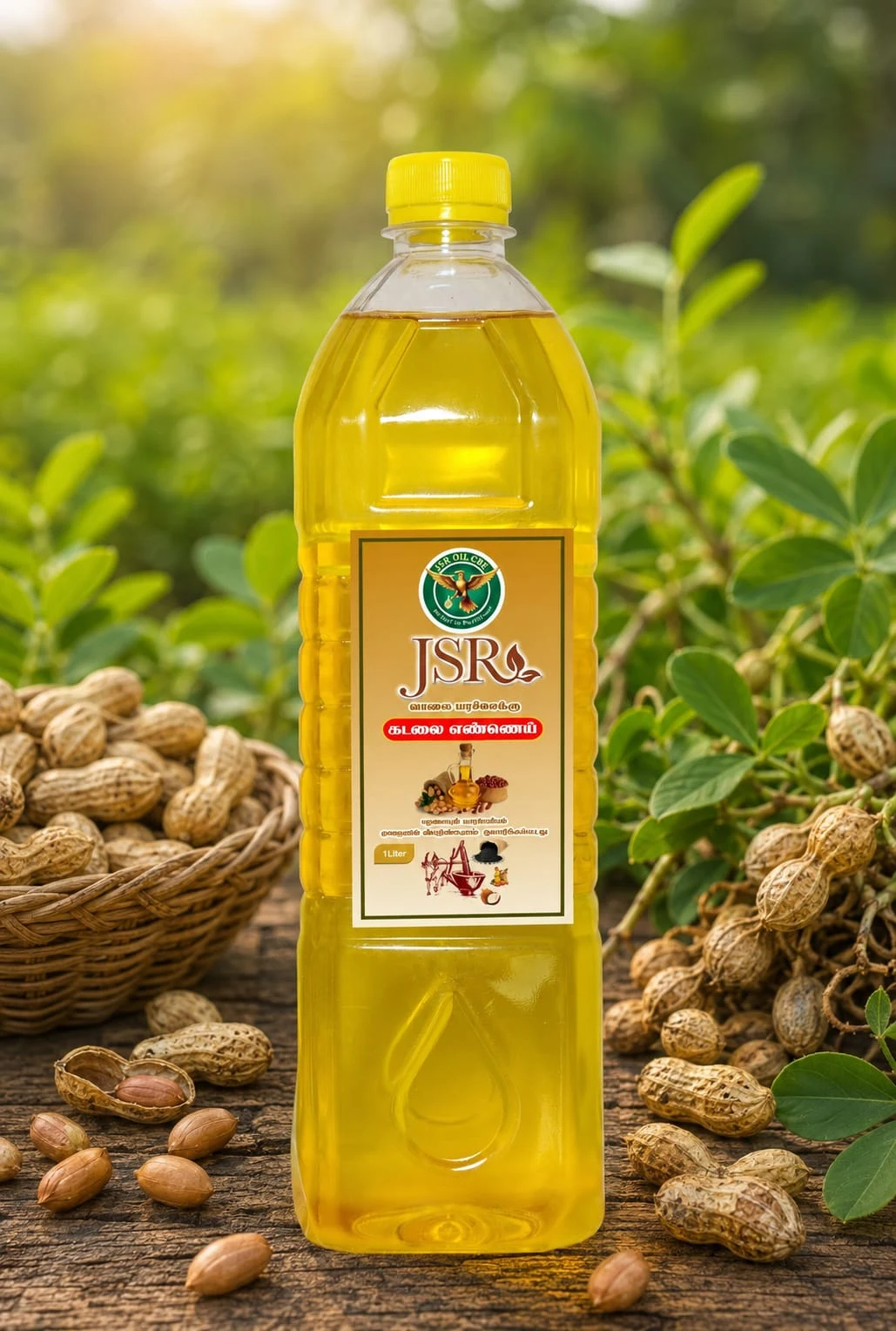 JSR High Quality Groundnut Oil 1ltr - Townway product image 1