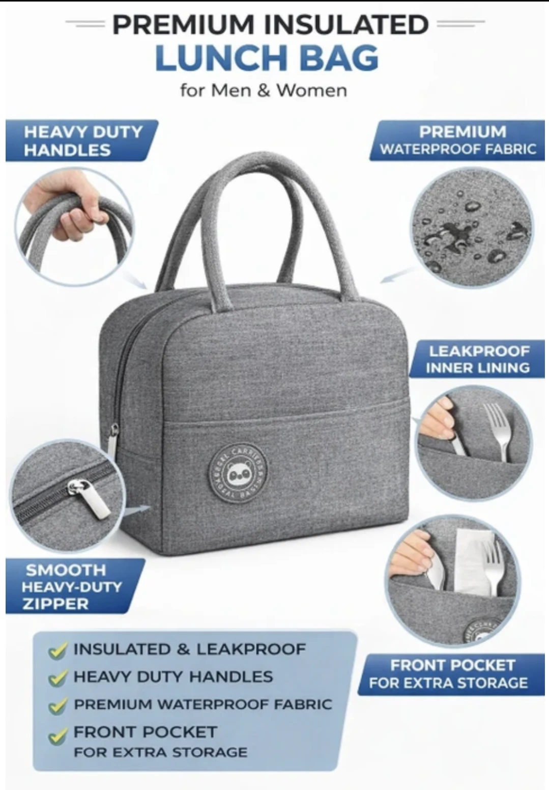 insulated lunch bag - Townway product image 2