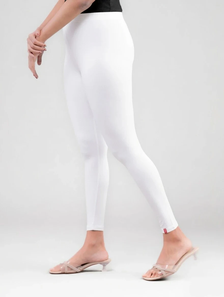 ANKLE LENGTH LEGGING WHITE - 01 - Townway product image 2