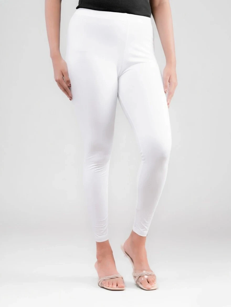 ANKLE LENGTH LEGGING WHITE - 01 - Townway product image 3
