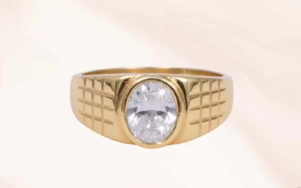 Panchalogam Impon American Diamond Ring - Townway product image 1