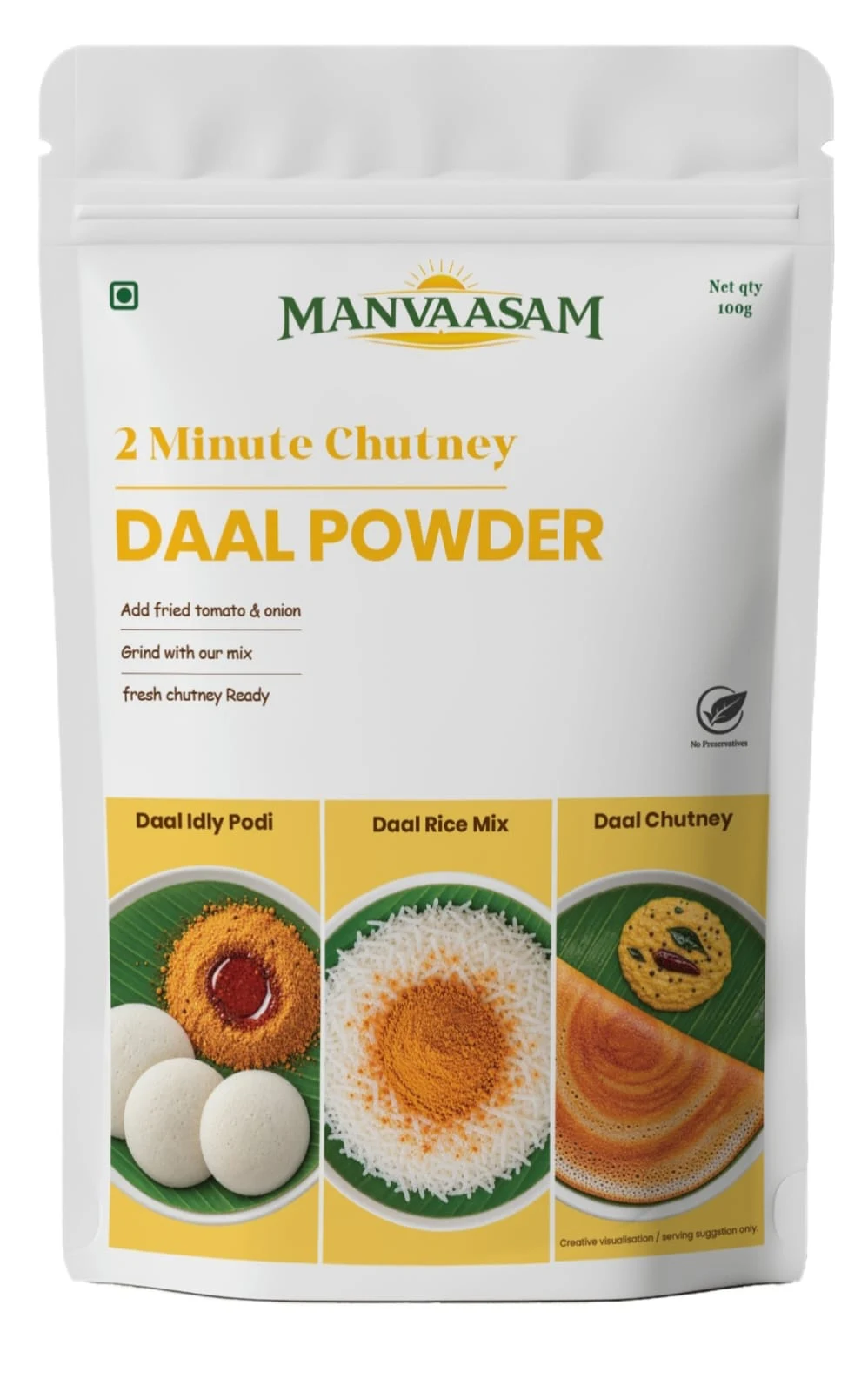 Manvaasam Daal Powder 100gm - Townway product image 1