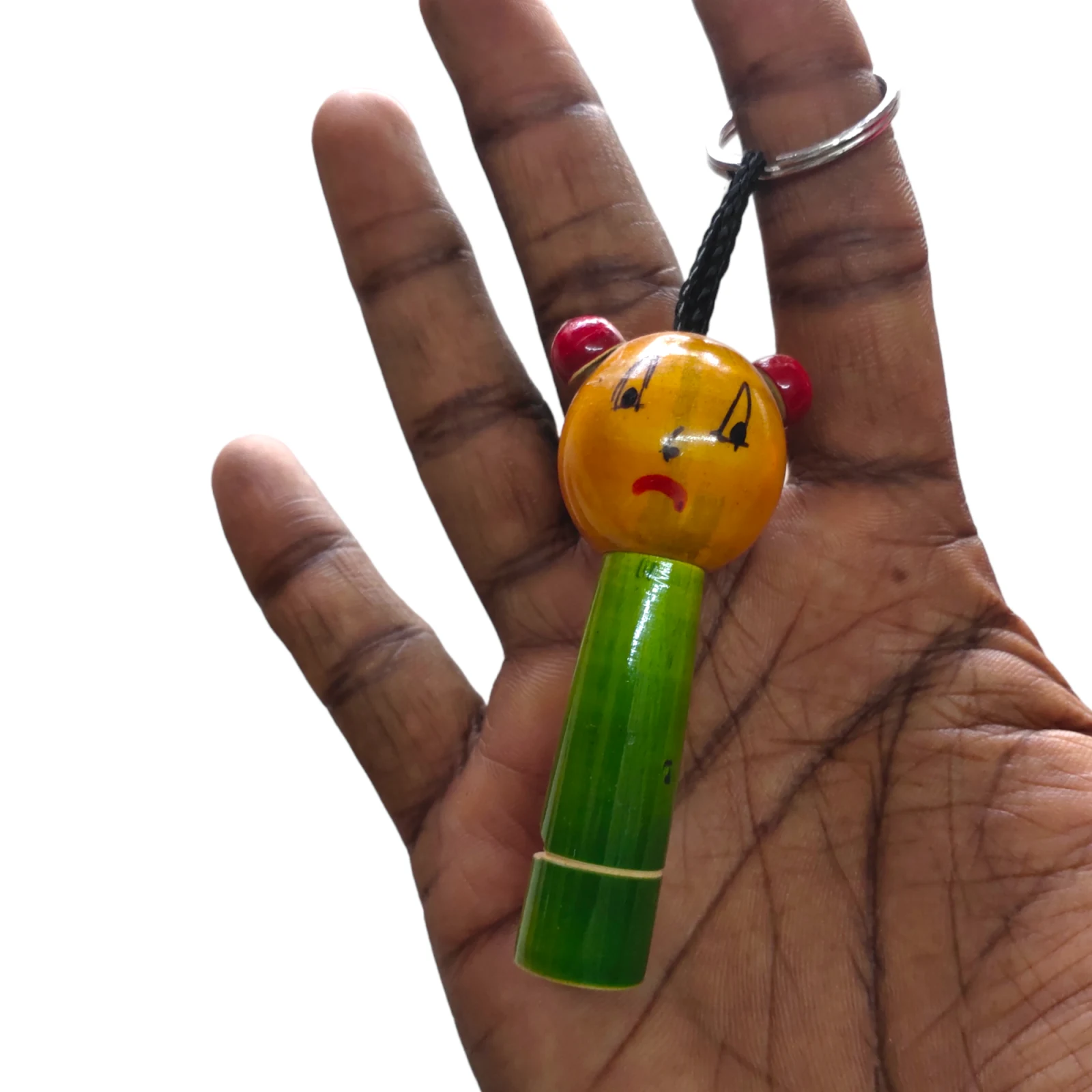 Wooden whistle keychain - Townway product image 3
