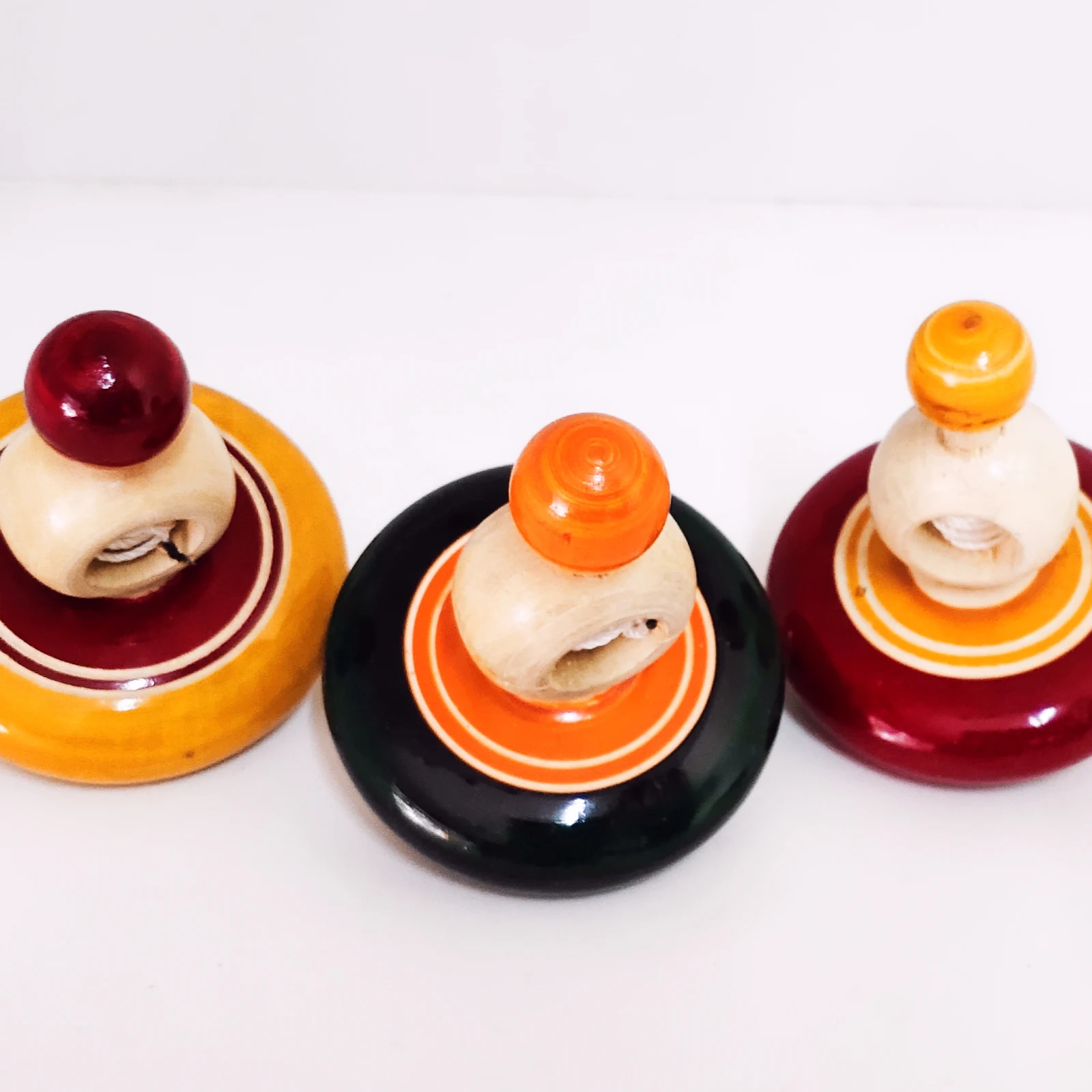 Wooden Bambaram -Spinning Top thread - Townway product image 2