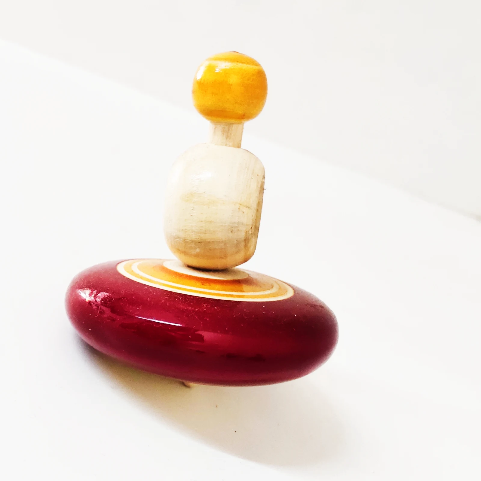 Wooden Bambaram -Spinning Top thread - Townway product image 4