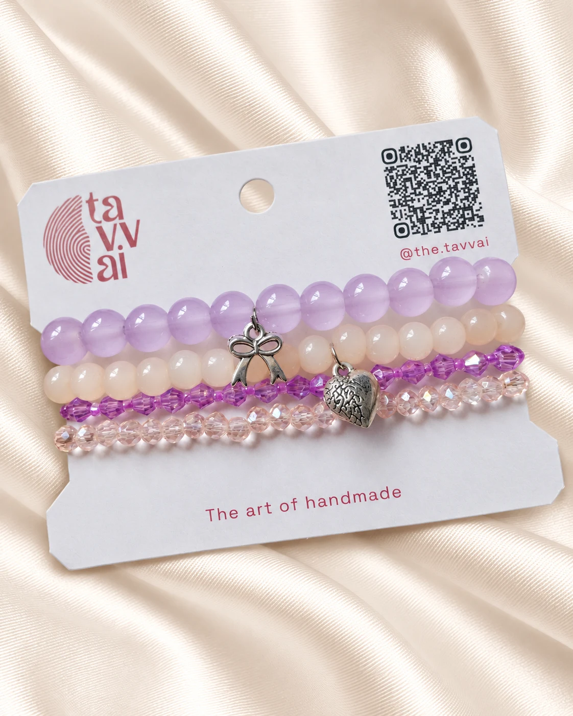 Handcrafted 4-piece bracelet stack set - Townway product image 4