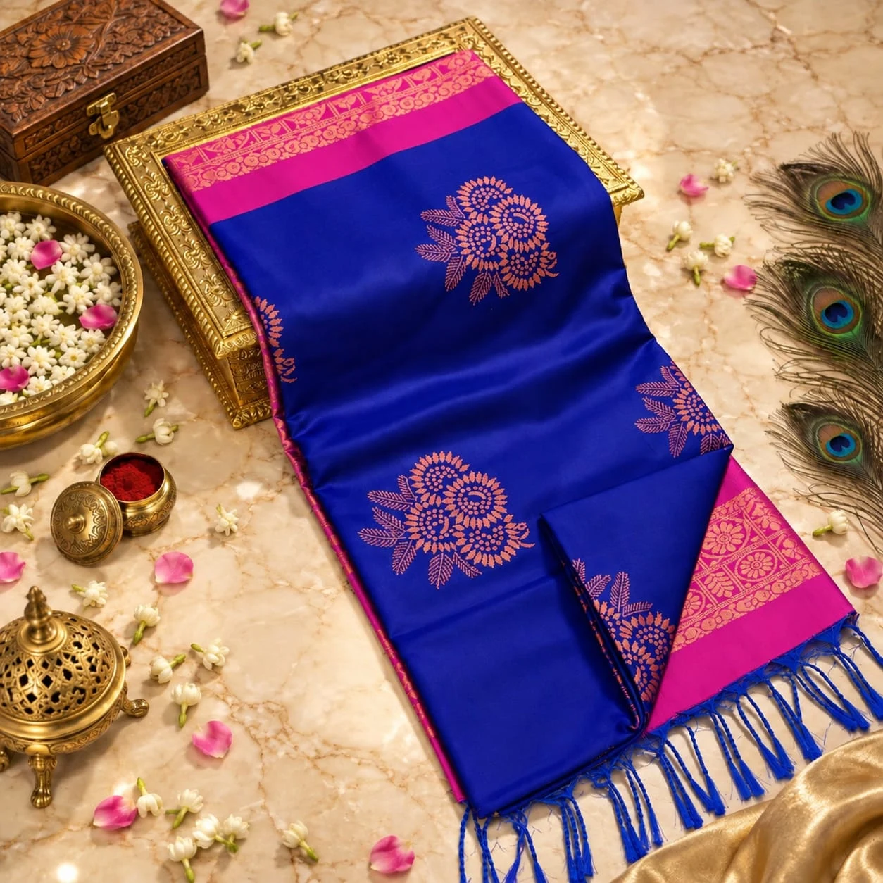 Kanchipuram Soft Silk Saree - Townway product image 3