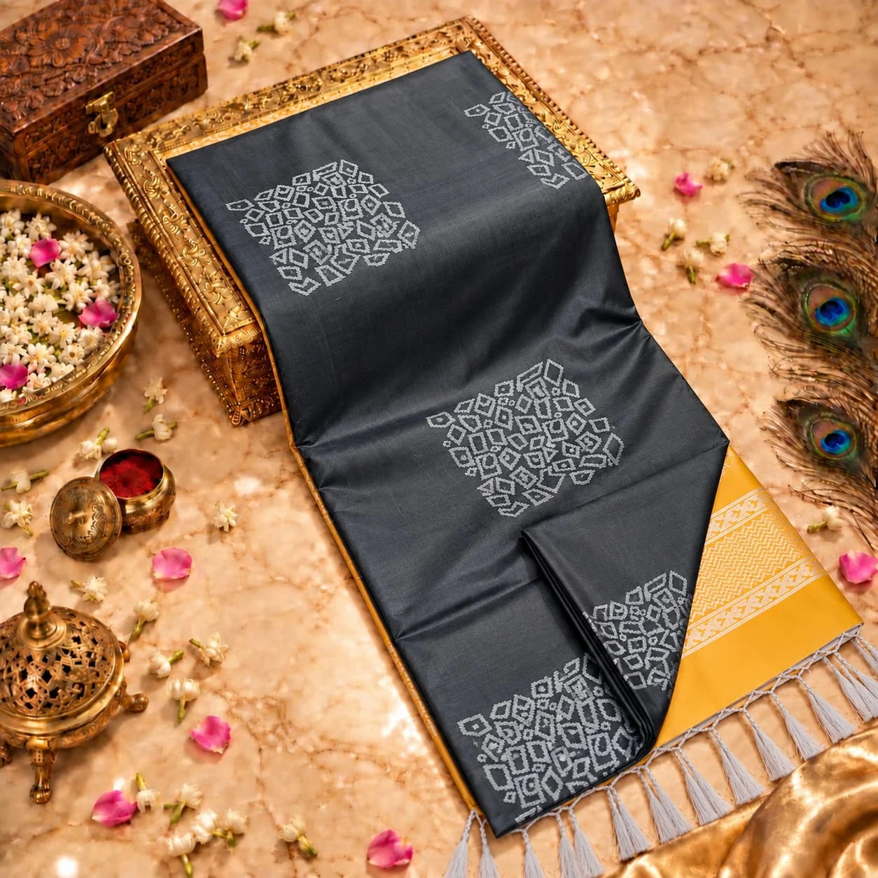 Kanchipuram Soft Silk Saree - Townway product image 4