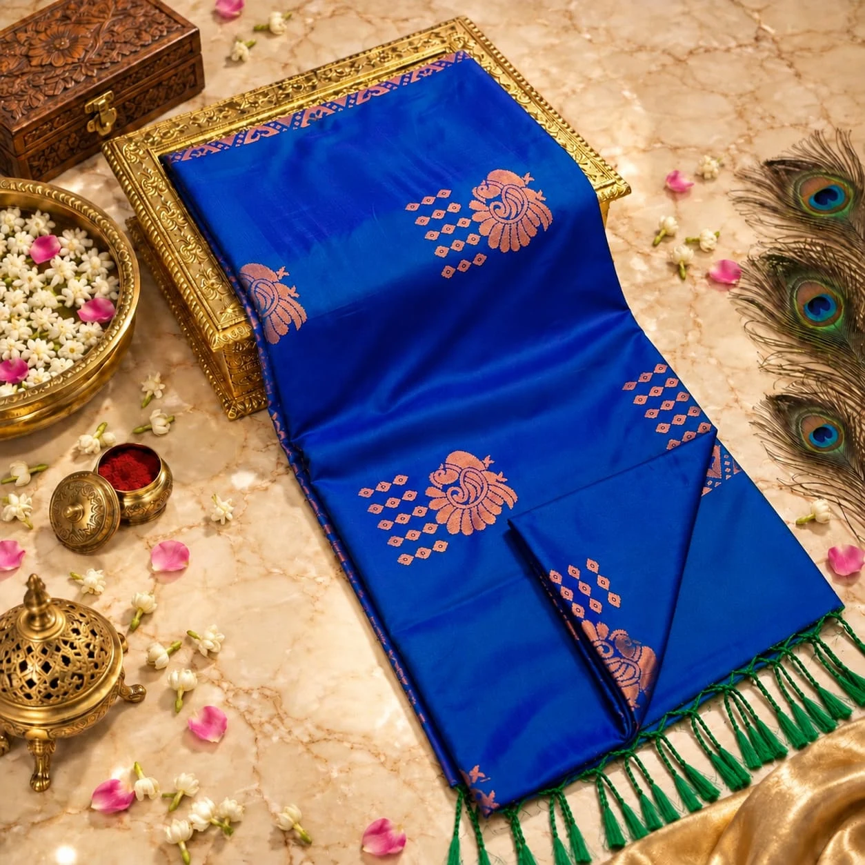 Kanchipuram Soft Silk Saree - Townway product image 5