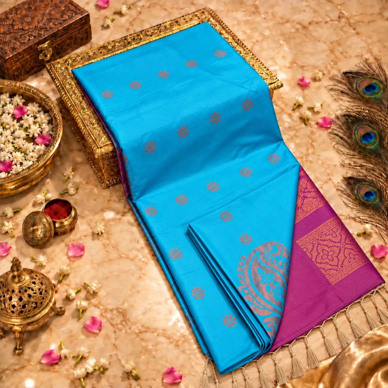 Kanchipuram Soft Silk Saree - Townway product image 6