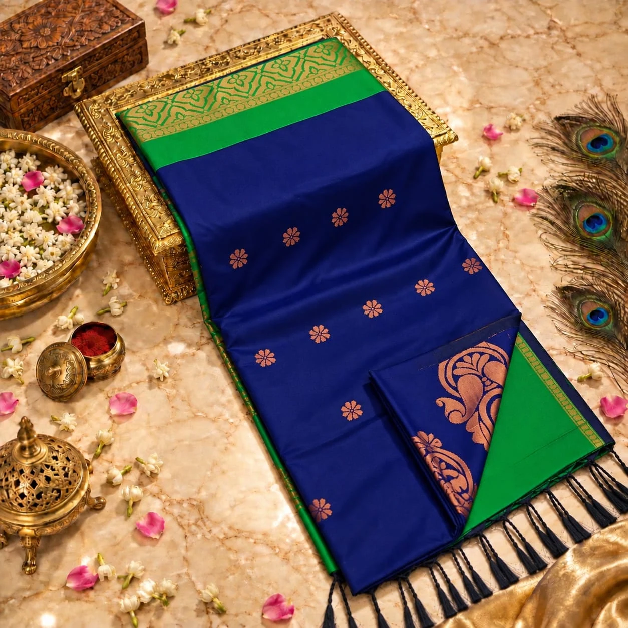 Kanchipuram Soft Silk Saree - Townway product image 8