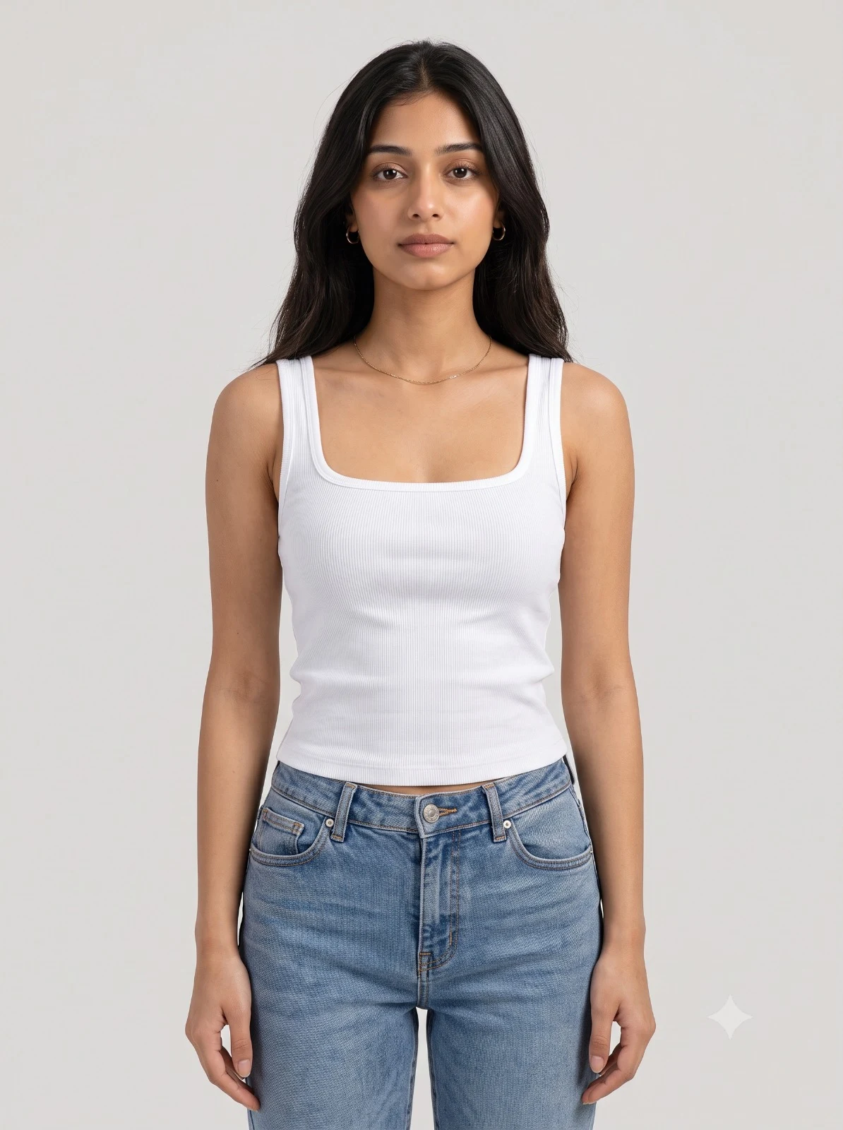 Ladies Tank Top White - Townway product image 1