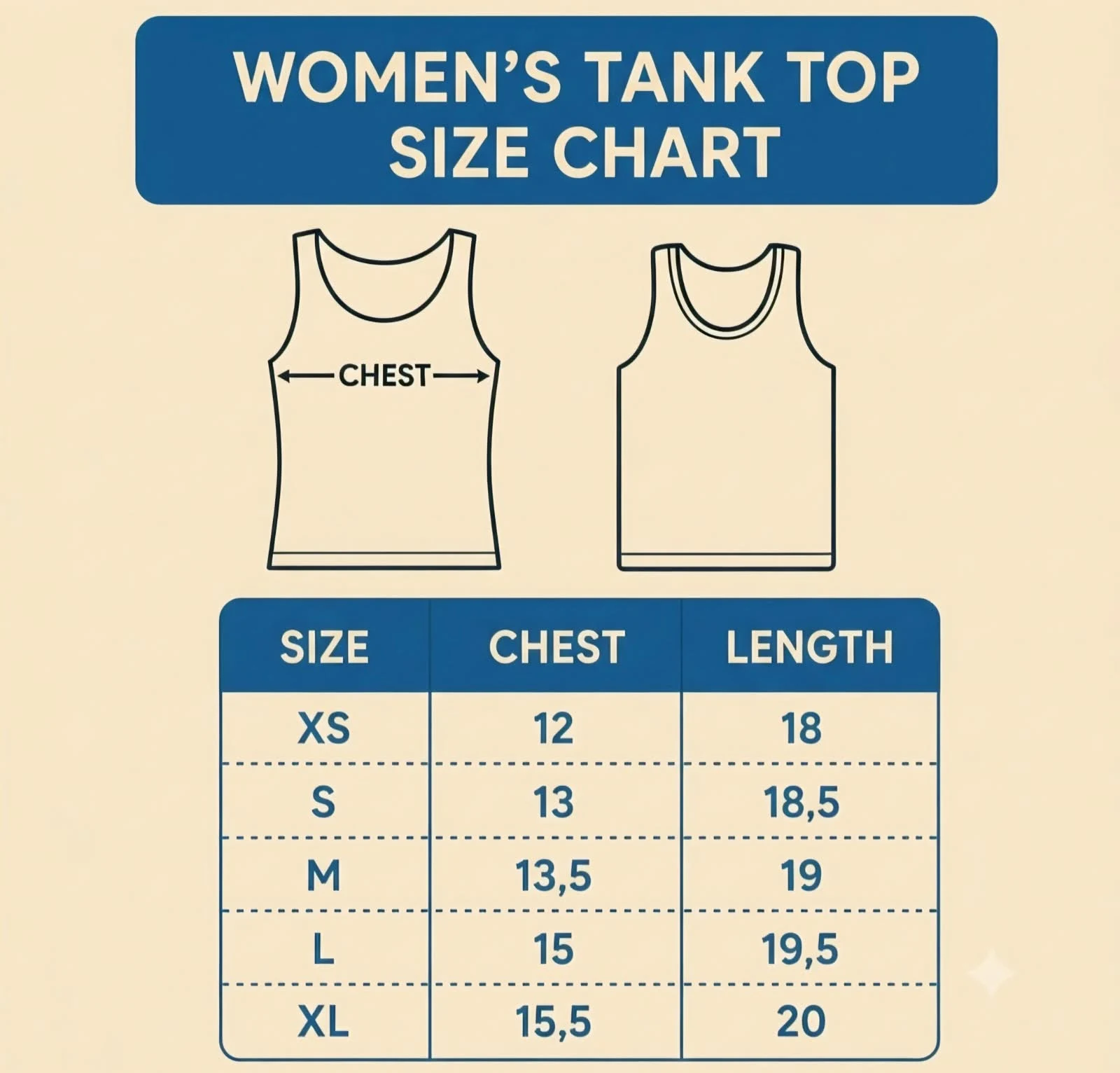 Ladies Tank Top White - Townway product image 2
