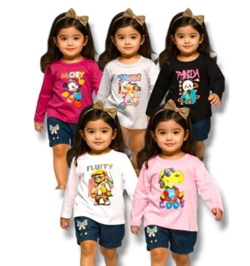 Kids Round Neck Tshirt Full Sleeve Pack of 5 - Townway product image 1