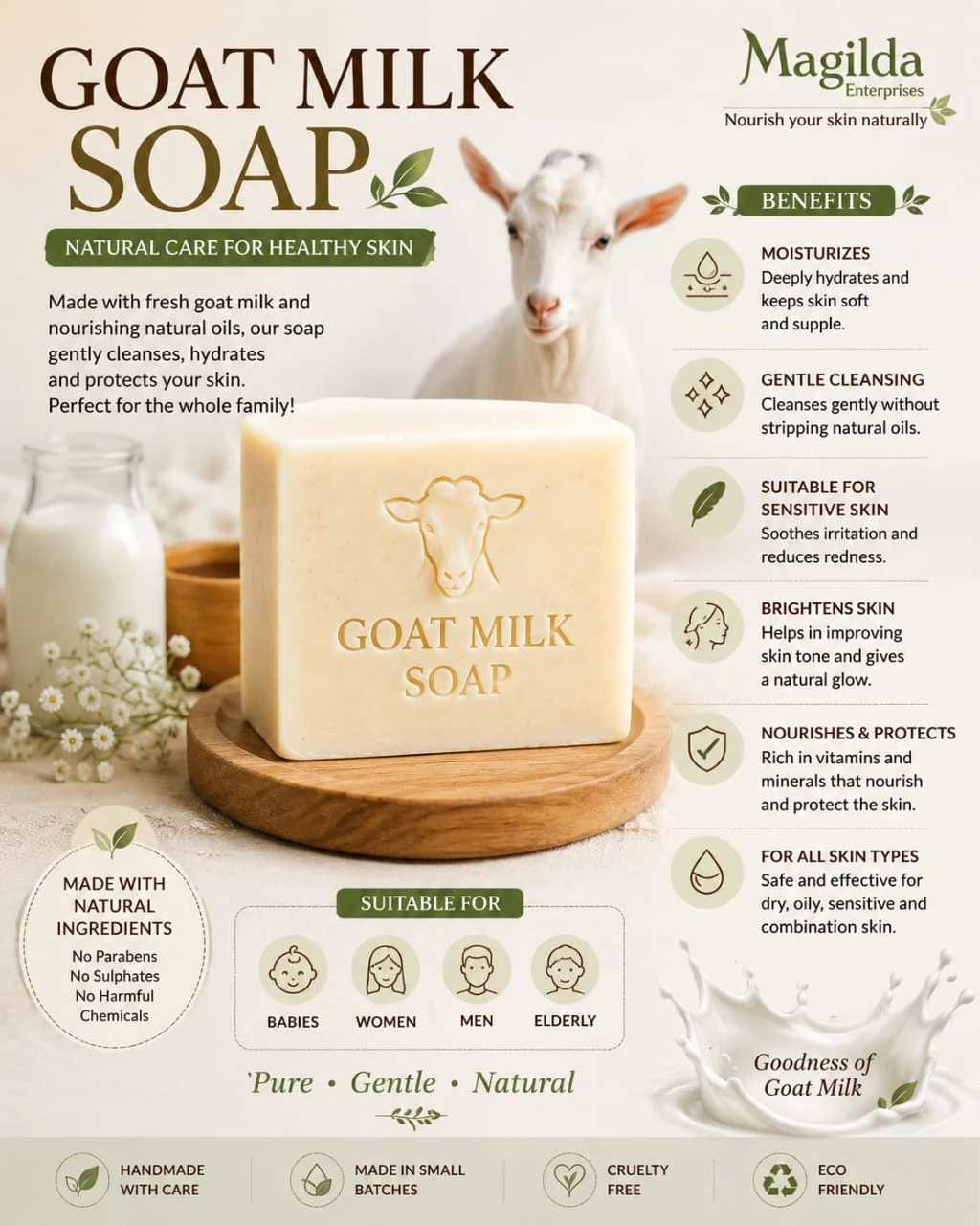 Goat Milk Soap 100gm - Townway product image 1
