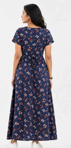 Womens cotton Printed Maternity Nighty - Townway product image 2